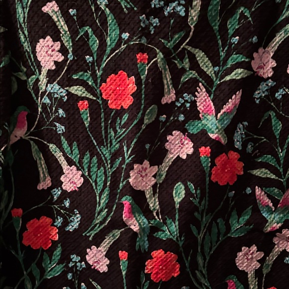 Kate Spade Black Floral Pencil Skirt - Picture 4 of 11